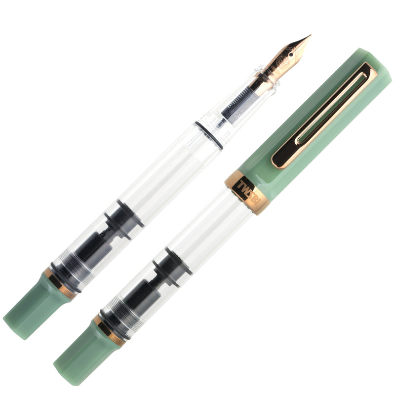 TWSBI Eco Fountain Pen - Jade Jelly with Bronze Trim and Nib