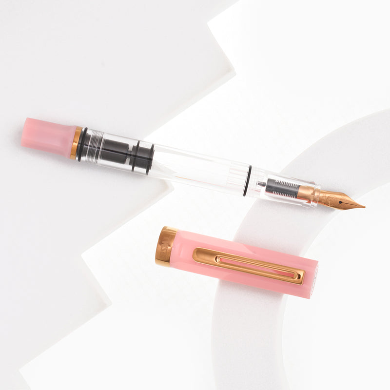 TWSBI Eco Fountain Pen - Pink Lemonade with Bronze Trim and Nib