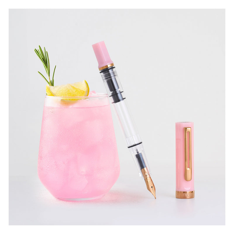 TWSBI Eco Fountain Pen - Pink Lemonade with Bronze Trim and Nib