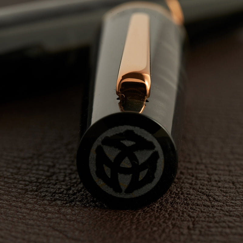 TWSBI Obsidian Fountain Pen (Limited Edition) - Mixed black resin with rose gold trim and nib ***pre order from 21st Dec | Ships 23 Dec***