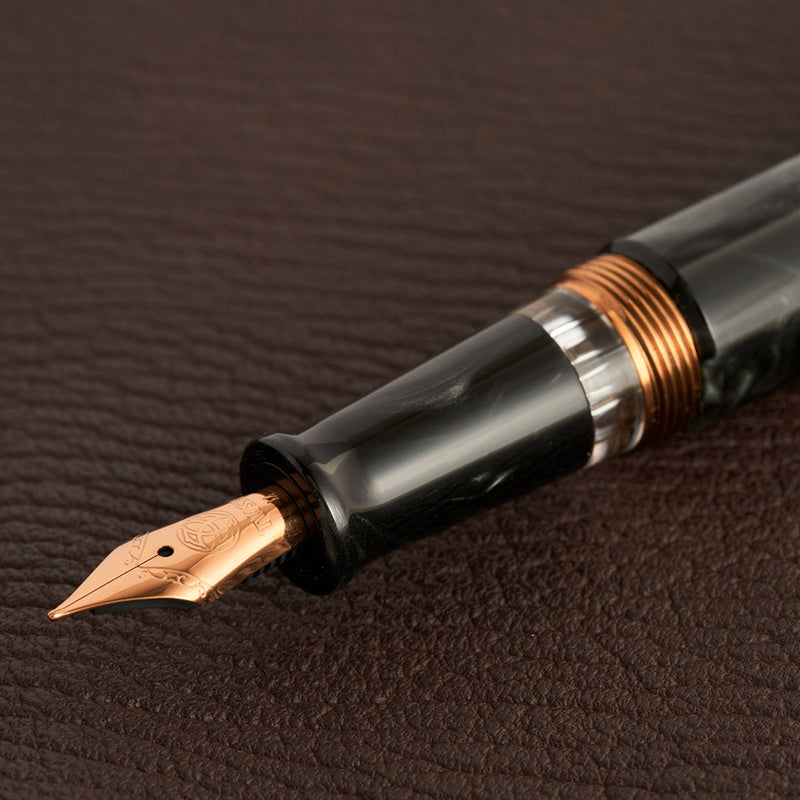 TWSBI Obsidian Fountain Pen (Limited Edition) - Mixed black resin with rose gold trim and nib ***pre order from 21st Dec | Ships 23 Dec***