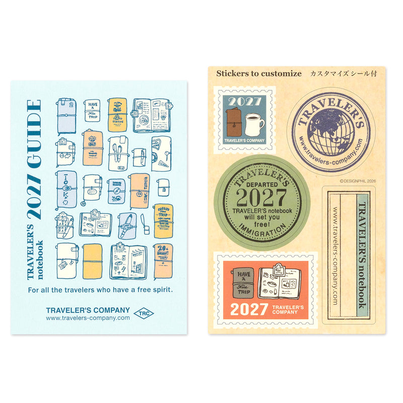2027 Traveler's Company - Passport Size - Clear Folder (Limited Edition)