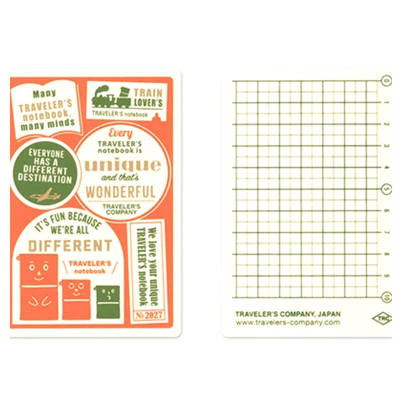 2027 Traveler's Company - Passport Size - Grid Set (Limited Edition)