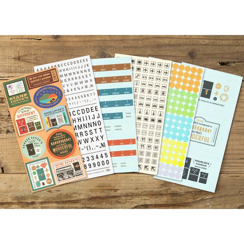 2027 Traveler's Company - Customisation Sticker Set (Limited Edition)
