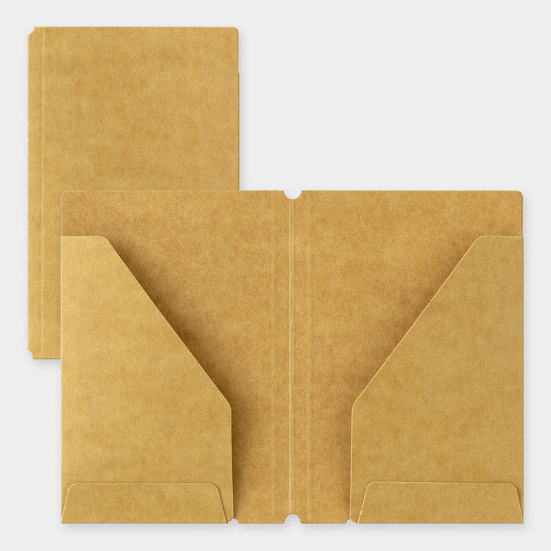 Traveler's Company Leather Notebook - Card Size Starter Kit - Brown