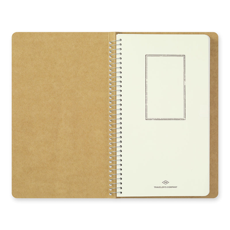 Traveler's Company - Spiral Ring Notebook - A5 Portrait - Plain MD Paper White