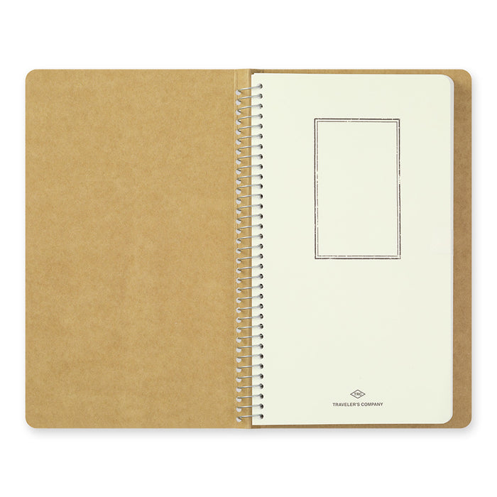 Traveler's Company - Spiral Ring Notebook - A5 Portrait - Plain MD Paper White
