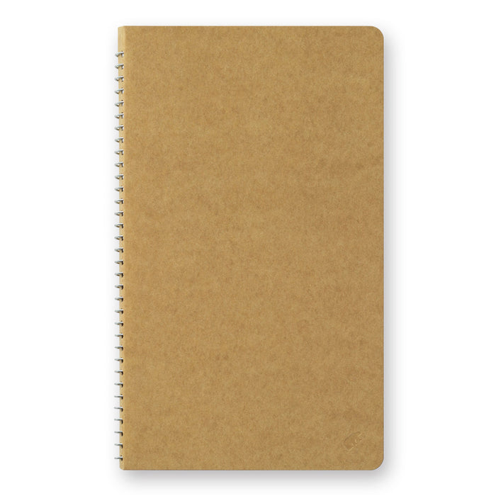 Traveler's Company - Spiral Ring Notebook - A5 Portrait - Plain MD Paper White