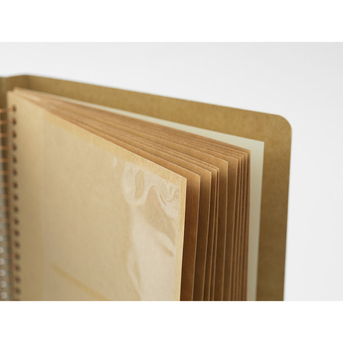 Traveler's Company - Spiral Ring Notebook - A5 Portrait - Card File