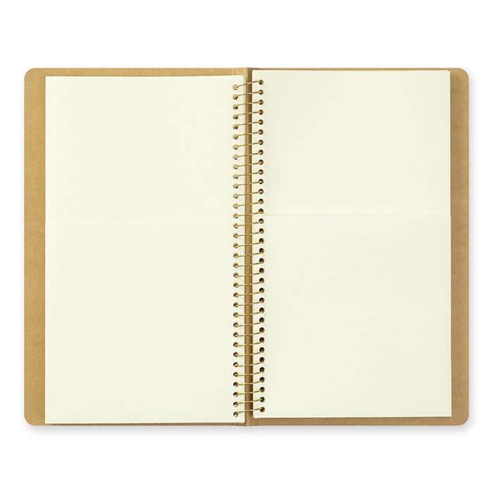 Traveler's Company - Spiral Ring Notebook - A5 Portrait - Paper Pocket
