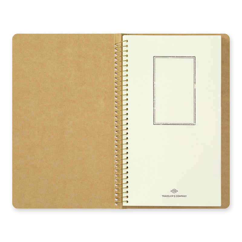 Traveler's Company - Spiral Ring Notebook - A5 Portrait - Paper Pocket