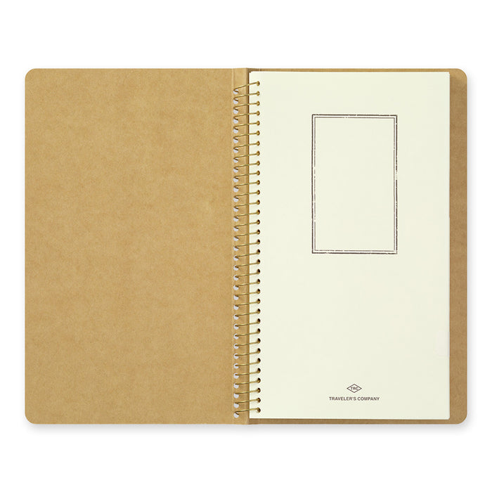 Traveler's Company - Spiral Ring Notebook - A5 Portrait - Paper Pocket