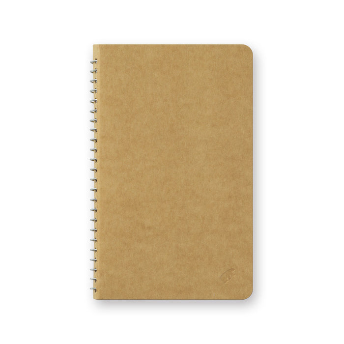 Traveler's Company - Spiral Ring Notebook - A6 Portrait - Plain MD Paper White