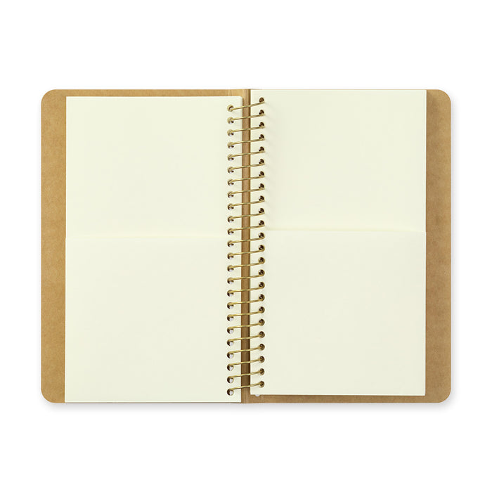 Traveler's Company - Spiral Ring Notebook - A6 Portrait - Paper Pocket
