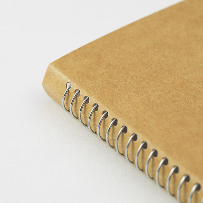 Traveler's Company - Spiral Ring Notebook - B6 Landscape - Plain MD Paper White