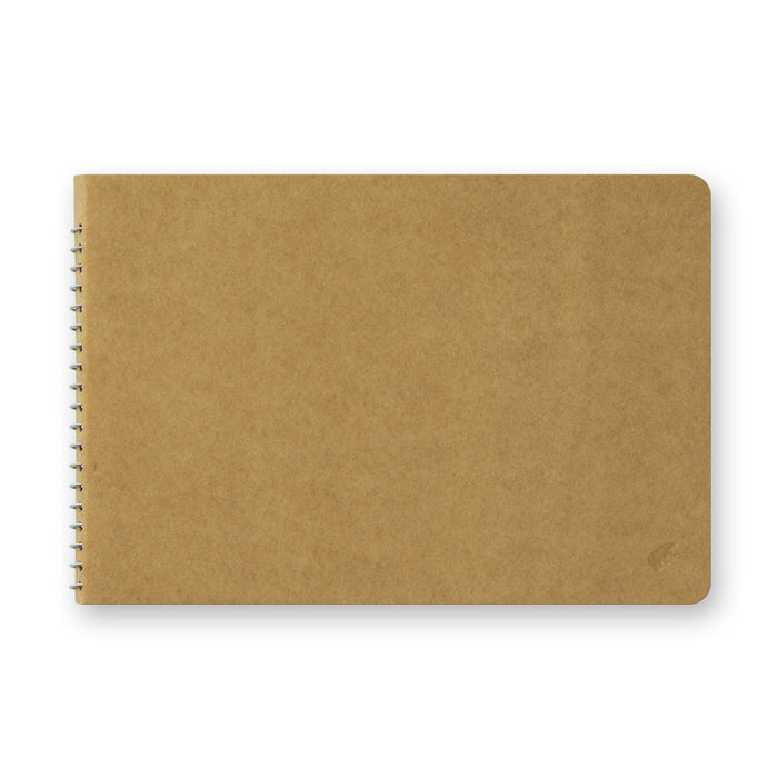 Traveler's Company - Spiral Ring Notebook - B6 Landscape - Plain MD Paper White