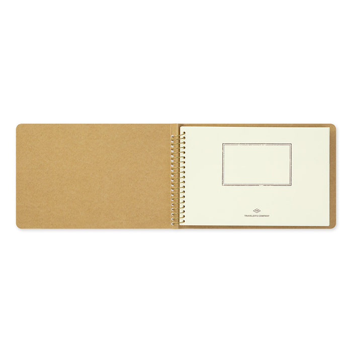 Traveler's Company - Spiral Ring Notebook - B6 Landscape - Paper Pocket