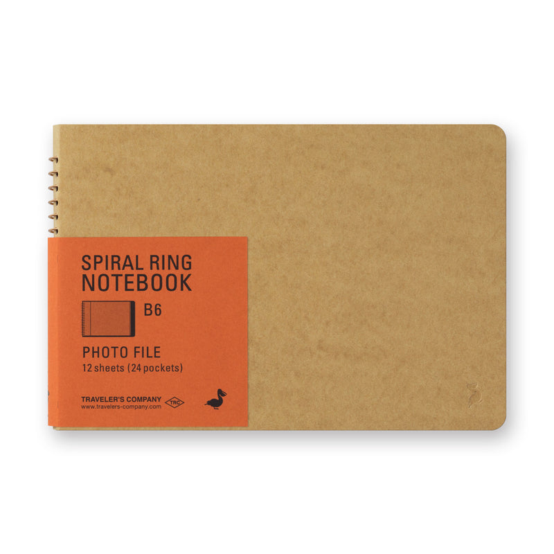 Traveler's Company - Spiral Ring Notebook - B6 Landscape - Photo File