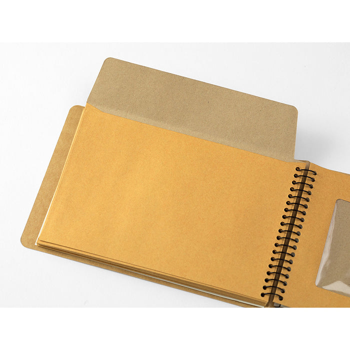 Traveler's Company - Spiral Ring Notebook - B6 Landscape - Window Envelope
