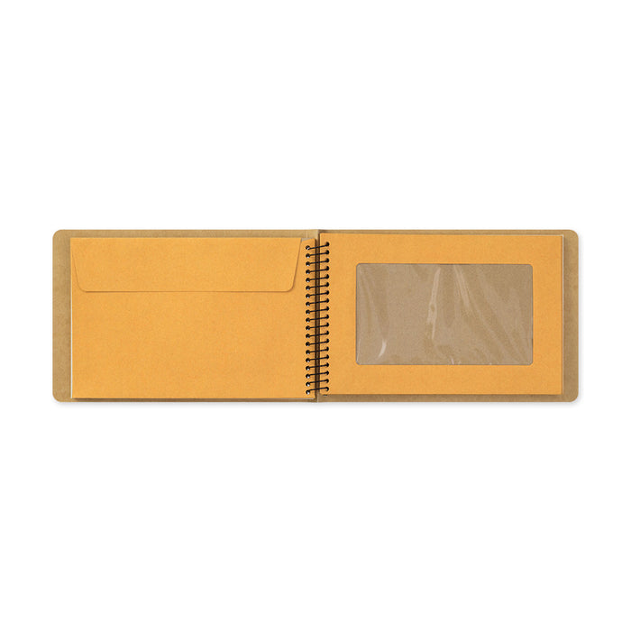 Traveler's Company - Spiral Ring Notebook - B6 Landscape - Window Envelope