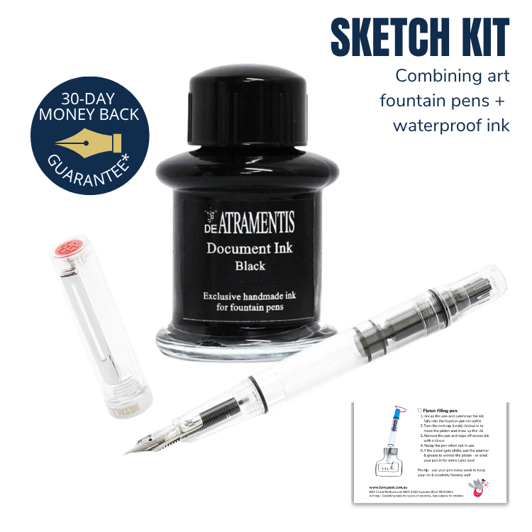 TWSBI Eco Sketch Kit - Clear Fine & DA Doc Ink