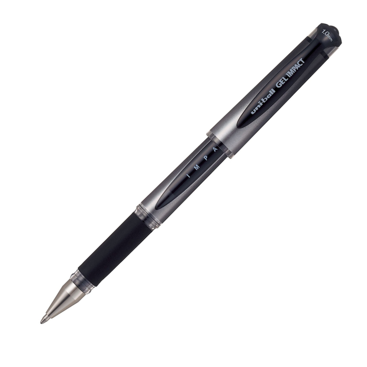 UNI-BALL Signo Gel Impact Rollerball Pen - Medium (1.0mm) - Black