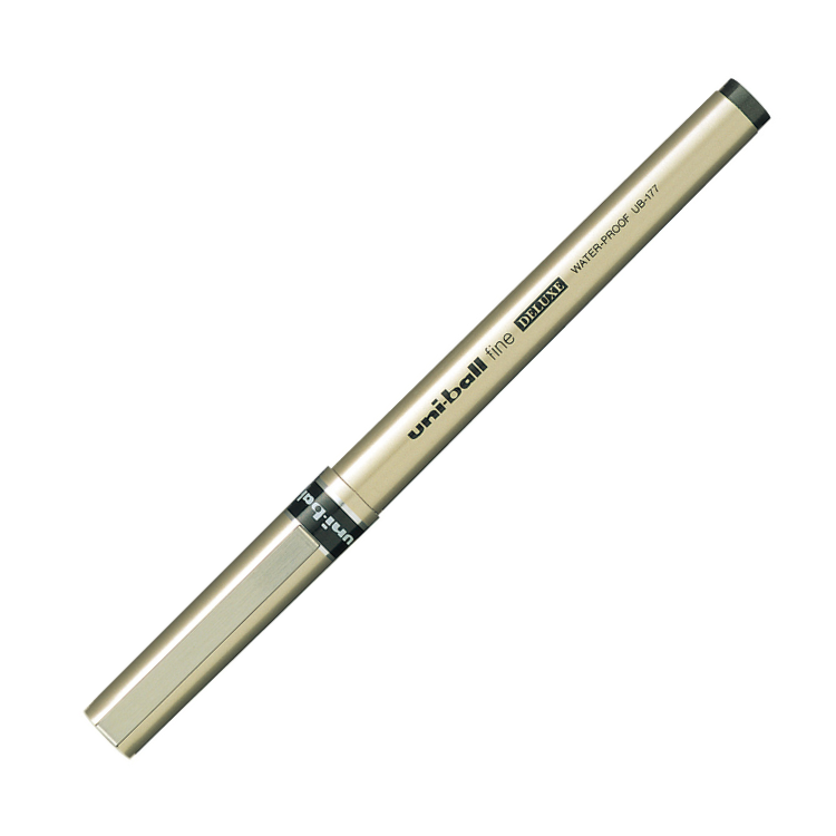 UNI-BALL Fine Deluxe - Black (0.3mm line)