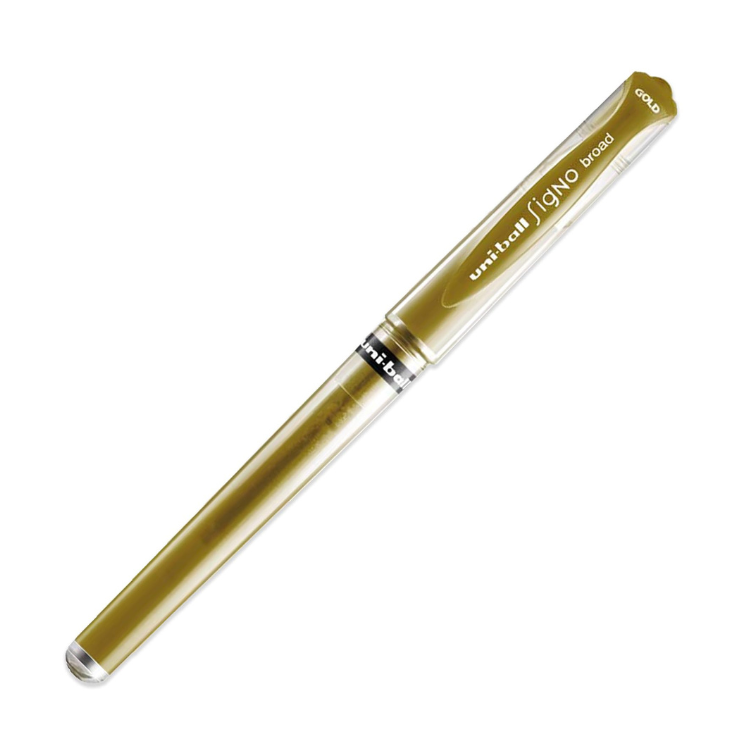 UNI-BALL Signo Broad Gel Ink Roller Ball (1.0mm) - Gold