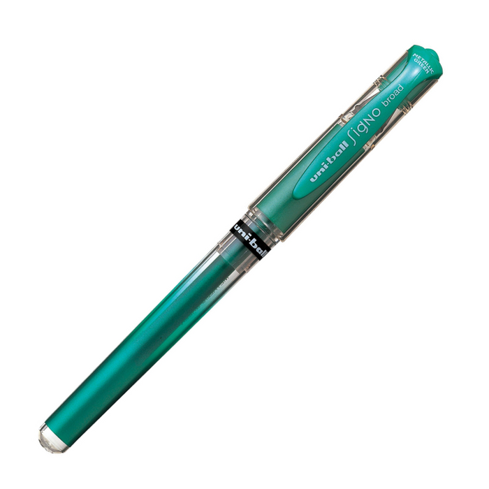 UNI-BALL Signo Broad Gel Ink Roller Ball (1.0mm) - Metallic Green