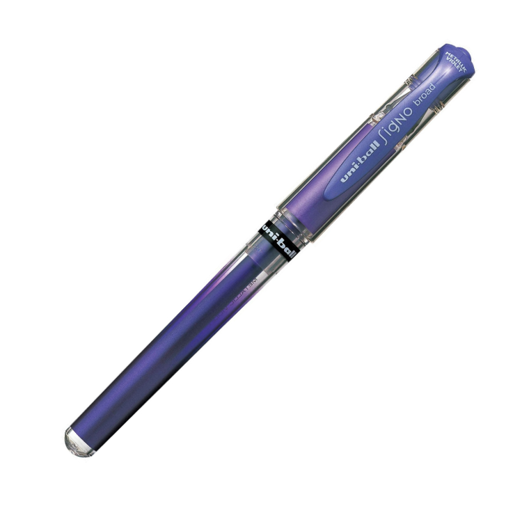 UNI-BALL Signo Broad Gel Ink Roller Ball (1.0mm) - Metallic Violet