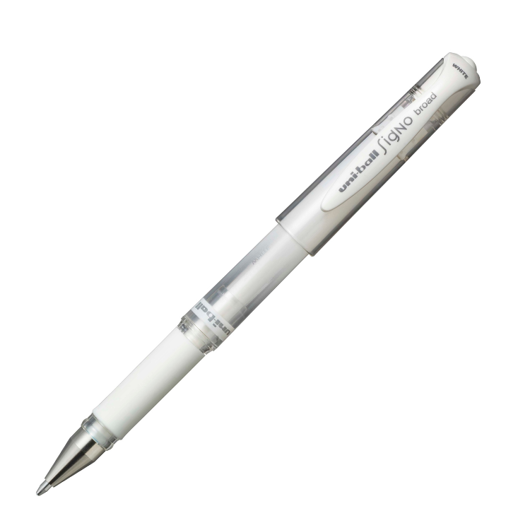 UNI-BALL Signo Broad Gel Ink Roller Ball (1.0mm) - White