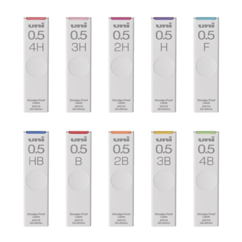 Uni Dia Nano Smudge-Proof pencil lead - 0.5mm