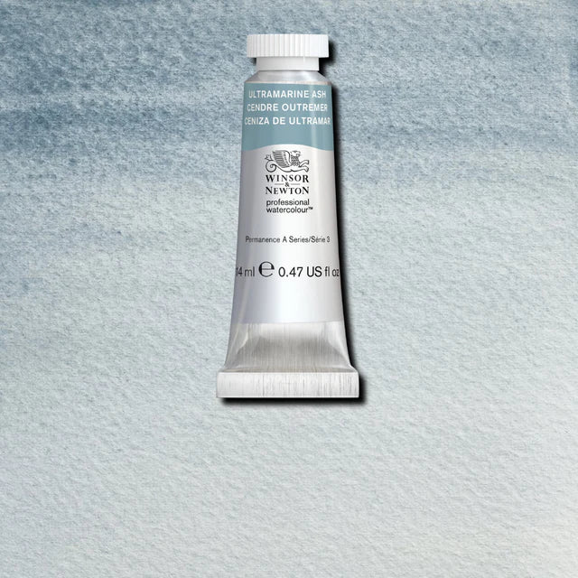 WINSOR & NEWTON Professional Watercolour - 14mL - 424 Ultramarine Ash (PG23,PB29)