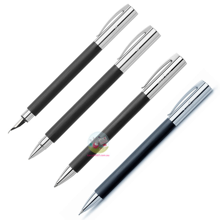 FABER-CASTELL Ambition Precious Resin - Black - Twist Ballpen