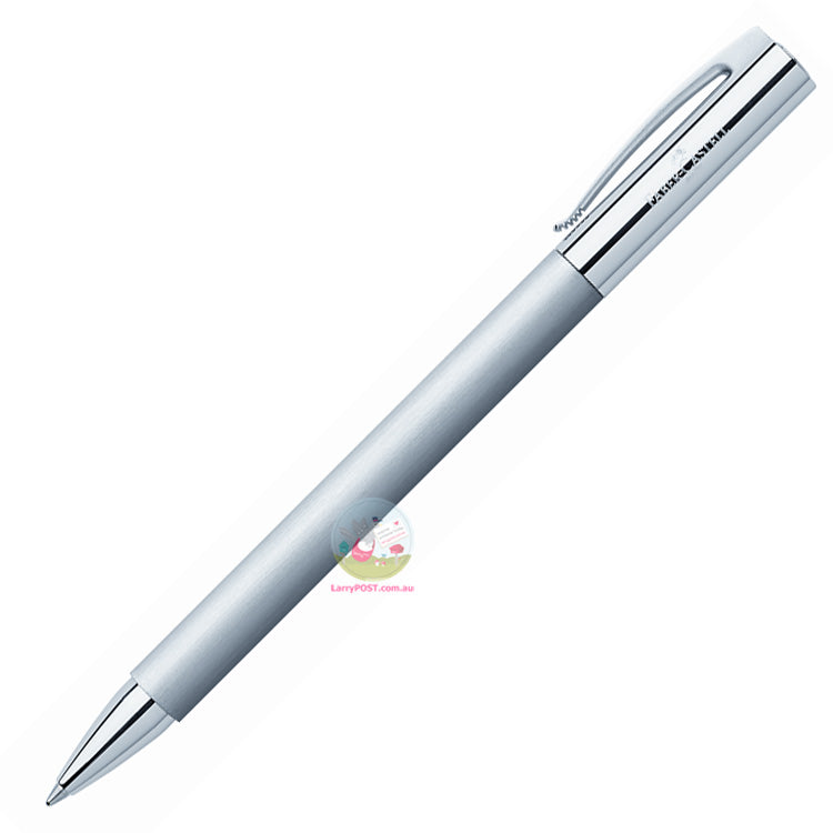 FABER-CASTELL Ambition - Brushed Stainless Steel - Twist Ballpen 
