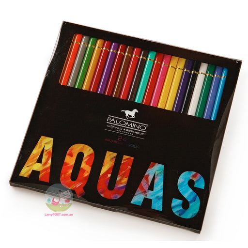 Palomino AQUAS Watercolour Pencils - Pack of 24
