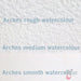 Surface comparison - use rough to highlight pigment granulation
