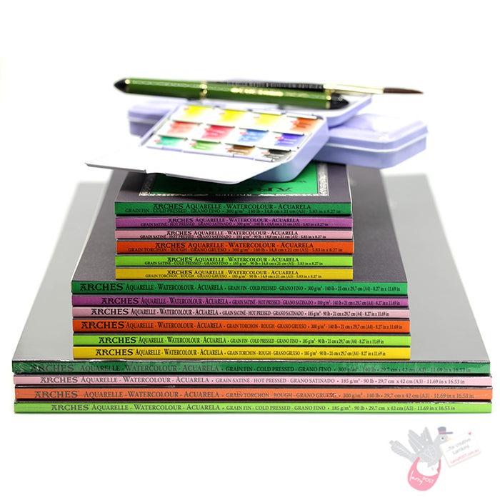 ARCHES Watercolour Pad (Cold Pressed) 185g - 15 Sheets - A5