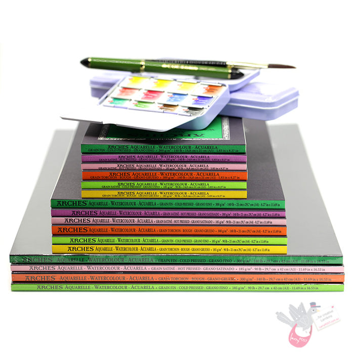 ARCHES Watercolour Pad (Cold Pressed) 185g - 15 Sheets - A5