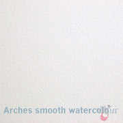 Smooth surface to suit detailed watercolour or pen & ink