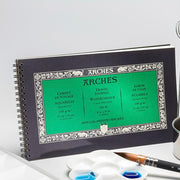 ARCHES Watercolour Travel Journal (Cold Pressed, Medium) 300g - 15 Sheets - 6 x 10" (15 x 25cm)
