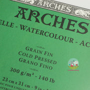 ARCHES Watercolour Block (Medium) 300g - 20 Sheets - 230 x 310mm (A4+)