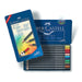 FABER-CASTELL Art Grip Studio Colour Pencils - Tin of 12