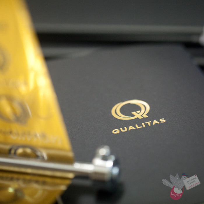 We make your logo into a metal stamp