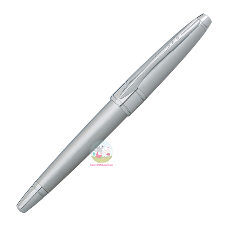 CROSS Apogee Fountain Pen (M nib) - Brushed Chrome (Limited Edition)