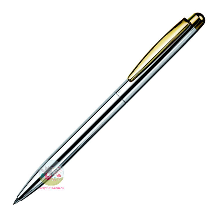 OTTO HUTT Design 02 - Gold / Sterling Silver Mechanical Pencil - Bicolour Smooth Surface