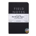 FIELD NOTES’ÇÎå "Pitch Black" - Set of 3 - Pocket (A6 9x14cm) - Black - Dot Grid 