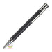 OTTO HUTT Design 04 - Mechanical Pencil - Squared Guilloche and Sterling Silver - Black