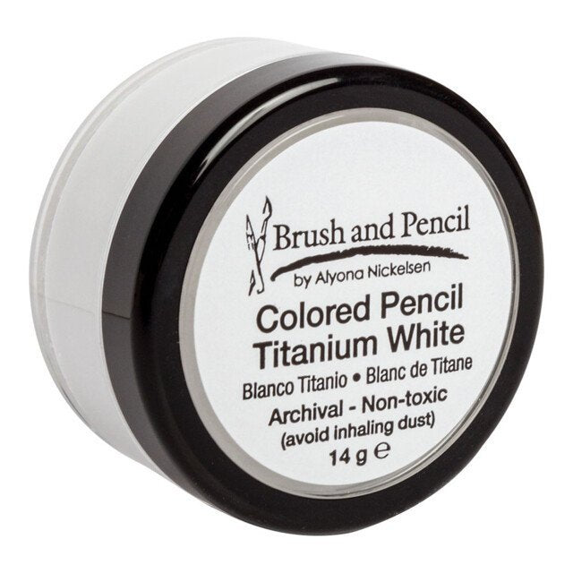 BRUSH & PENCIL Coloured Pencil - Titanium White - 14g