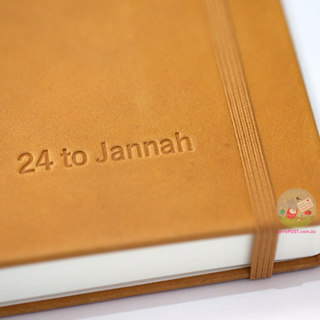 Name Debossing Service - Own Notebook Supplied